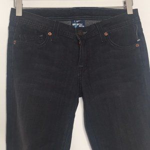 Genetic Black Slightly Distressed Jeans Size 27